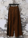 Mutedance 25 Spring/Summer Flower Pleated Trousers MD-MD25SS99-BROWN MD25SS97